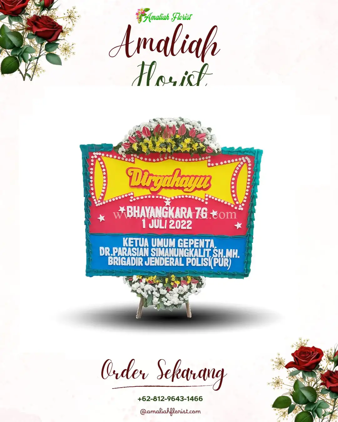 Papan Bunga HUT Ulang Tahun Kab Timor Tengah Selatan